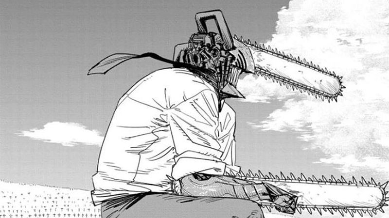 Hình ảnh minh họa cho bộ truyện Chainsaw Man, nổi bật với câu chuyện về Denji và cuộc sống săn quỷ.