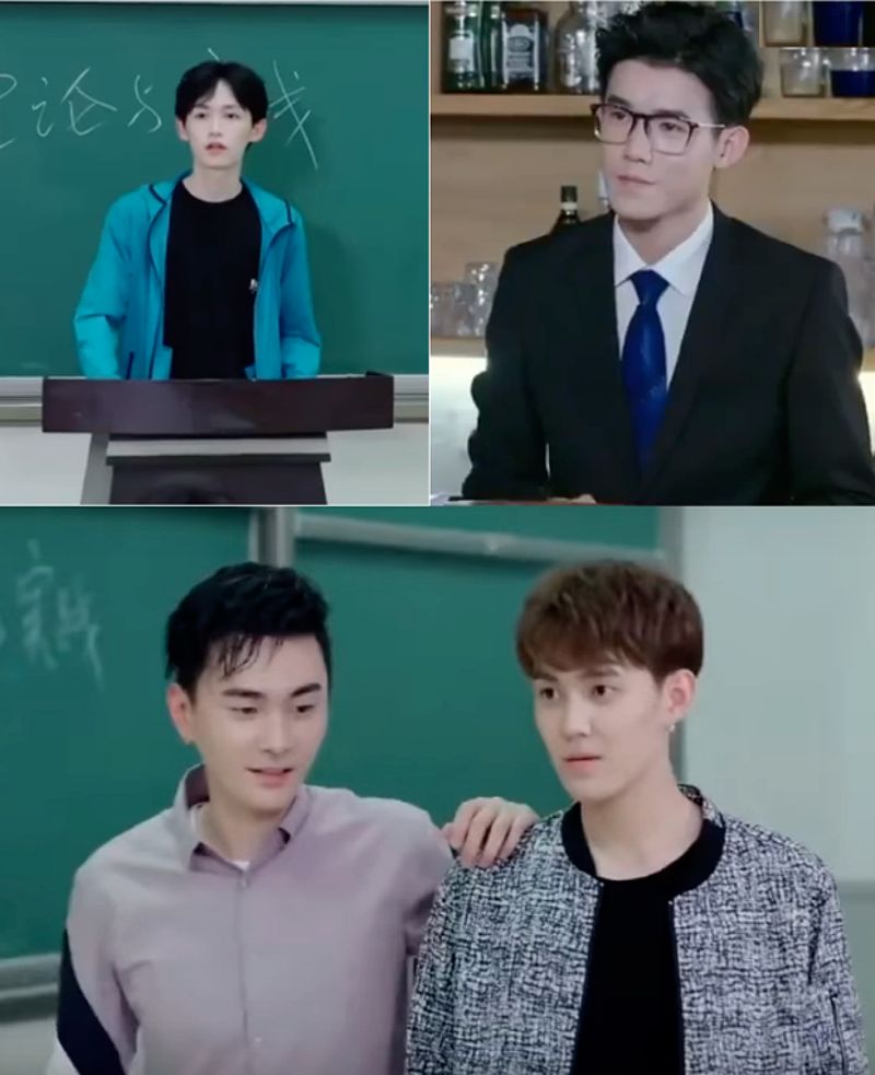 Hình ảnh từ web drama 'Anh Chồng Quốc Dân' với Hùng Tử Kỳ trong vai trò chính